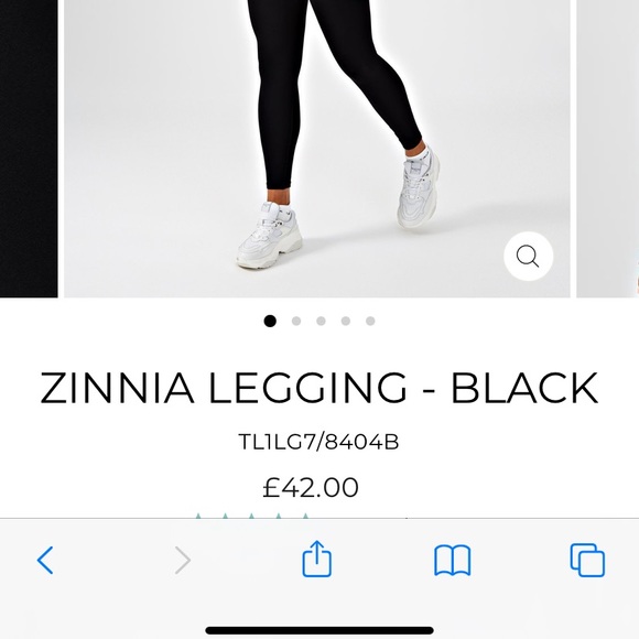 TALA Zinnia legging-Black - Picture 2 of 2